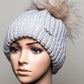 DCW-830B-Fleece Mütze mit Bomel Handarbeit
