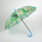 DC-RS-12-Grün-Regenschirm mit Katze-Motiven.