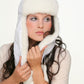 DC-W-458-1-Trendy Mütze mit überlangen Ohrenklappen mit Fellquasten