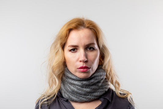 DC-W-806B--Wendemütze 3in1 Damenmütze, und Schal Einheitsgröße