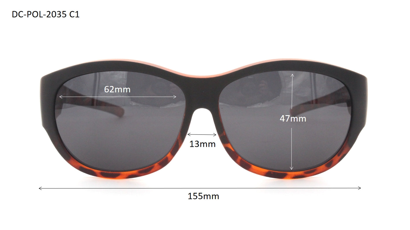 DC-POL-2035-C1-S Überbrille -mit Polarisierte Gläser