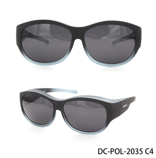 DC-POL-2035-C6-Türkis Überbrille -mit Polarisierte Gläser