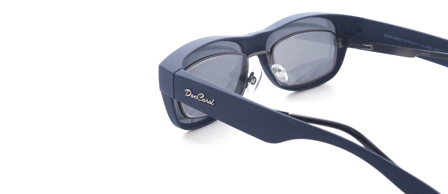 DC-POL-2040-C9 -Blau- HI-Die Überbrille, ideal für Brillenträger