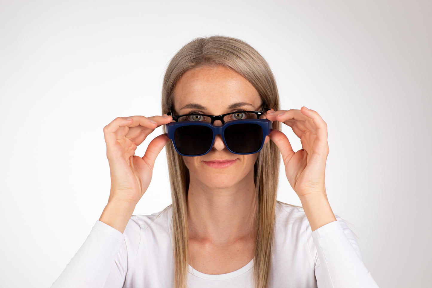 DC-POL-2053-C6-Blau Für Große FASSUNG- Polarizierte Gläser