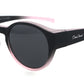 DC-POL-2060-C8 - Pink -Die Überbrille mit Polarisierte Gläser