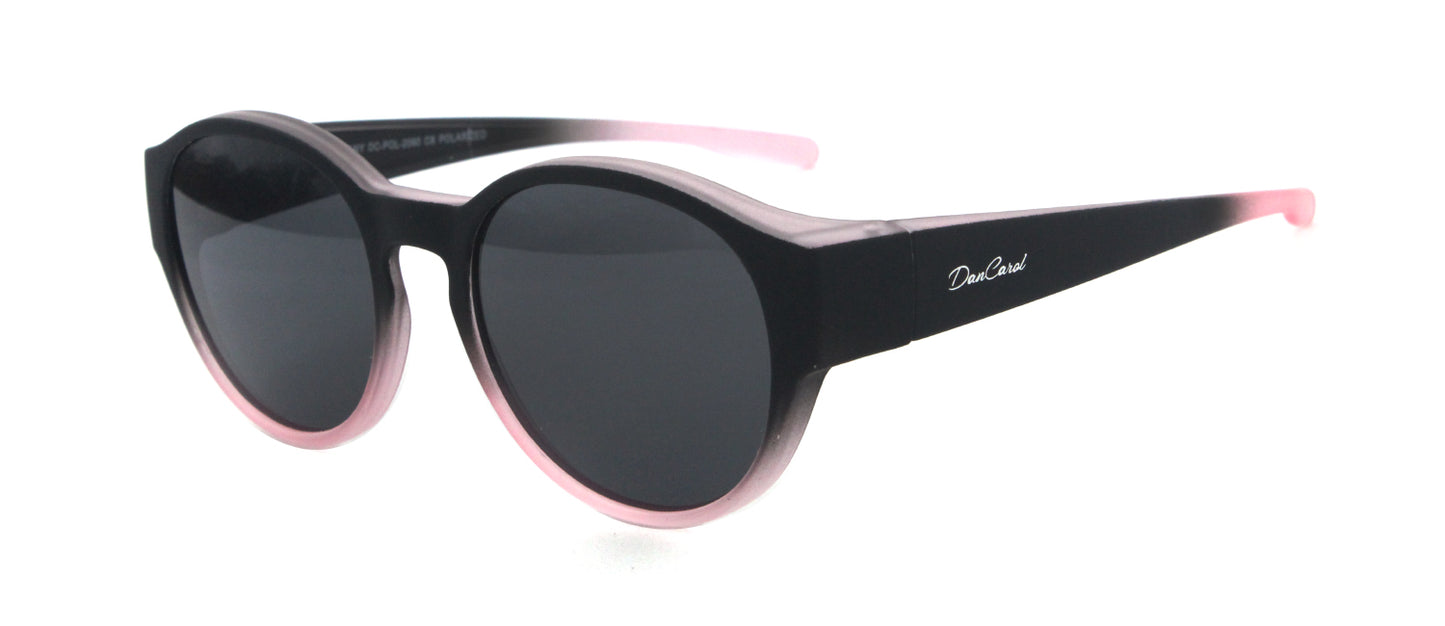 DC-POL-2060-C8 - Pink -Die Überbrille mit Polarisierte Gläser