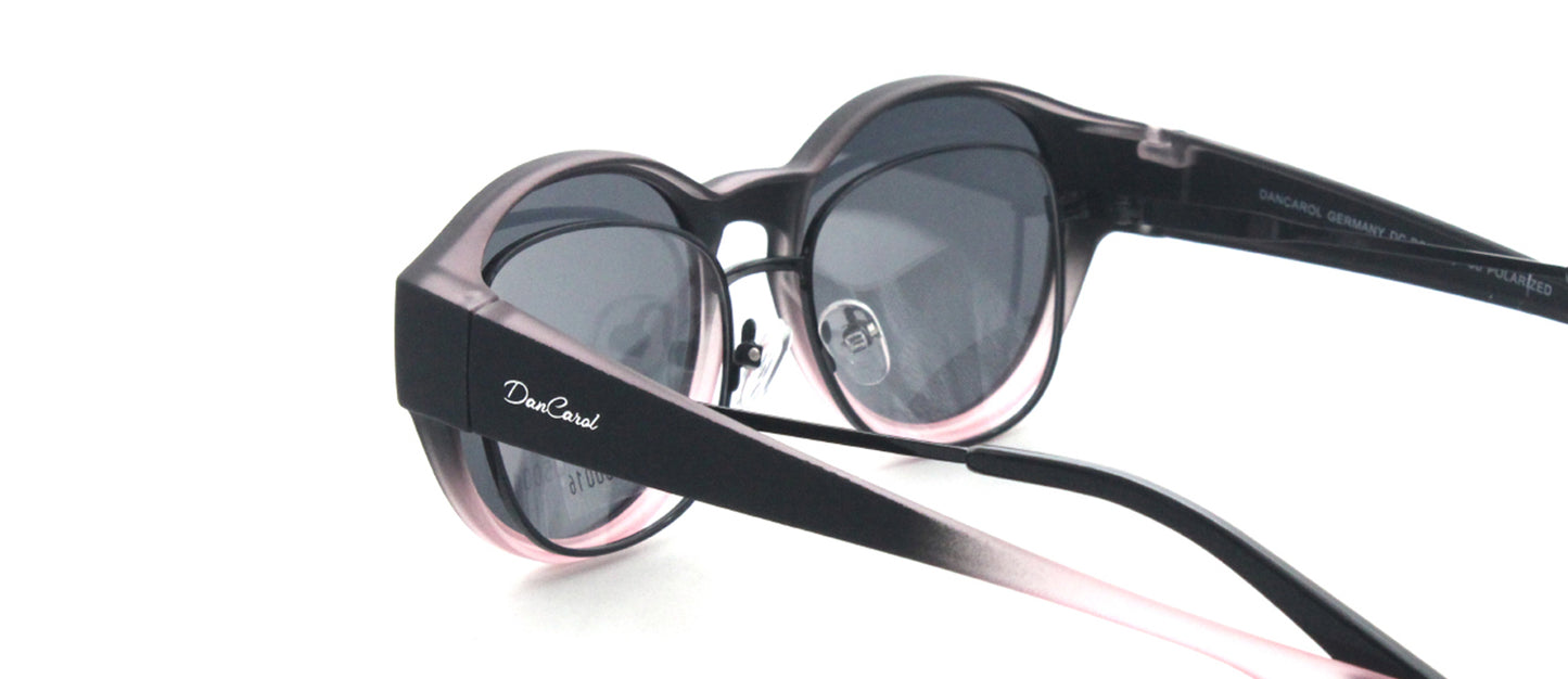 DC-POL-2060-C8 - Pink -Die Überbrille mit Polarisierte Gläser