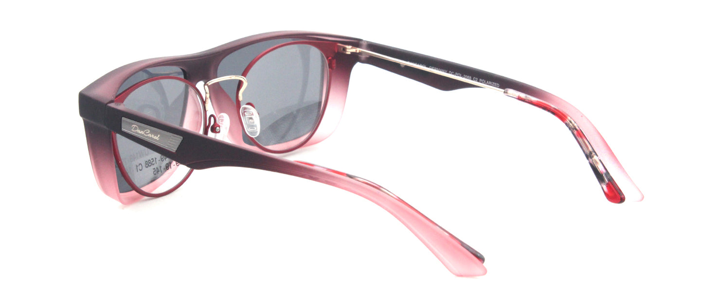 DC-POL-2068- HI-C2-Pink Die Überbrille, ideal für Brillenträger