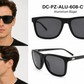 DC-PZ-608-C1 ALU -mit polarisierten Brillengläsern-Aluminium -BÜGEL