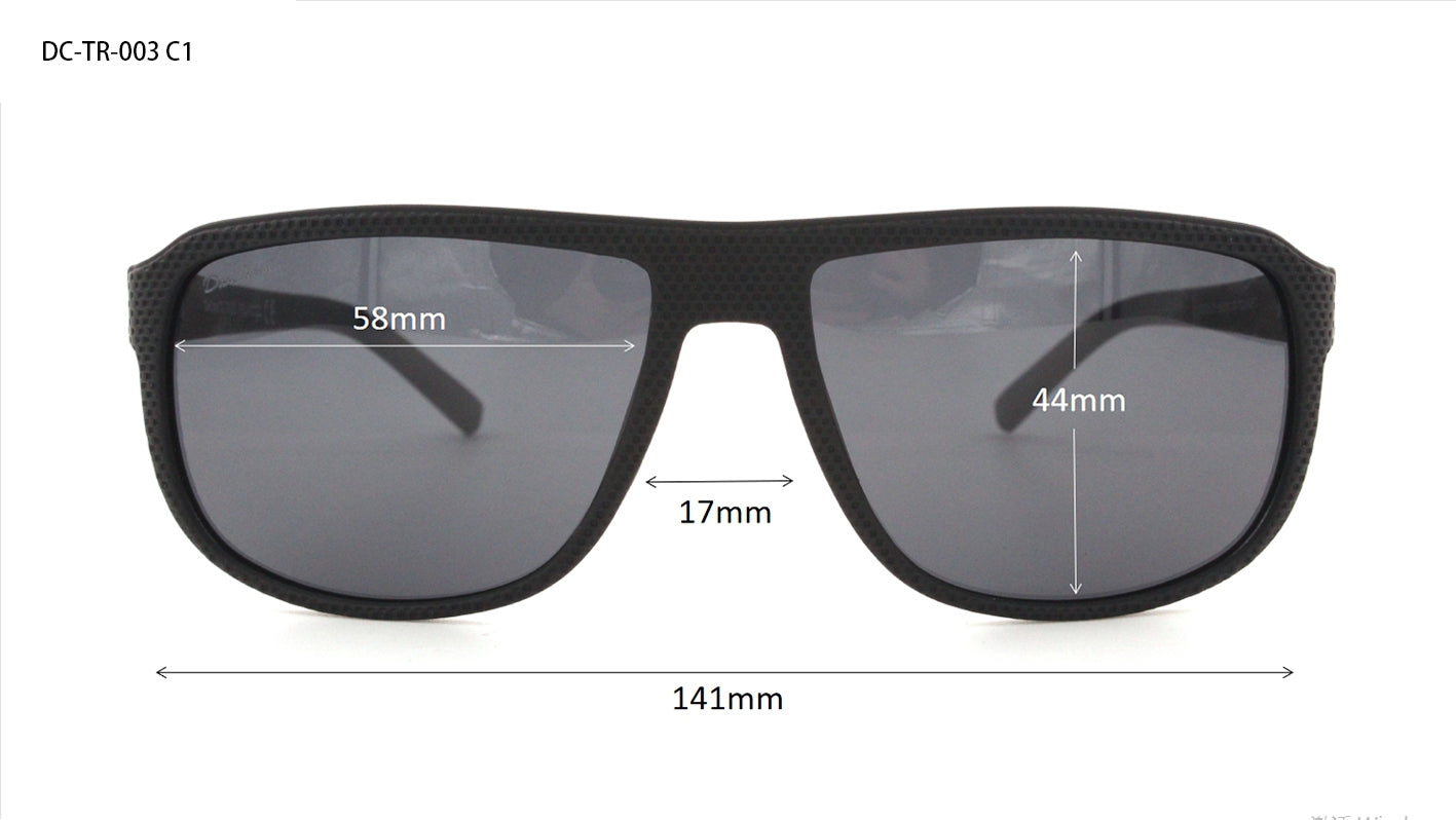 DC-PZ-003-HI-QUALITY-TR 90-MATERIAL-LEICHTER KUNSTSTOFF SORGT FÜR DURCHBLICK