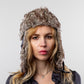 DC-W-505-Trendy Mütze mit langen Ohrenklappen