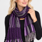 Herbstschal – warm, weich und stilvoll 🍂 DC-W-303-Lila