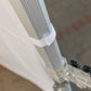 Faltpavillon Profi-Aluminium ,inkl. 4Seitenteile+Kleiner Dach 3,00x3,00 m-Schwarz-oder Weiß
