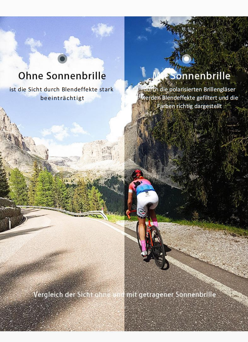 DC-POL-2035-C3 Rot Überbrille -mit Polarisierte Gläser