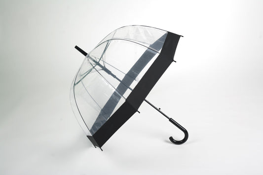 DC-RS-04-Regenschirm in schwarz- oder weiss-transparent