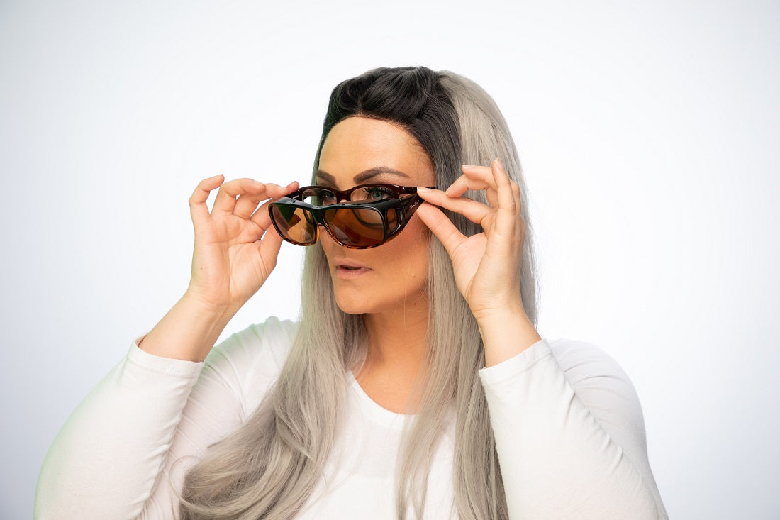 DC-POL-2105 -C4-braun- ideal für Brillenträger  -Mit Polarizierte Gläser