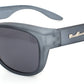 DC-POL-2040-C6-GRAU HI-Die Überbrille, ideal für Brillenträger