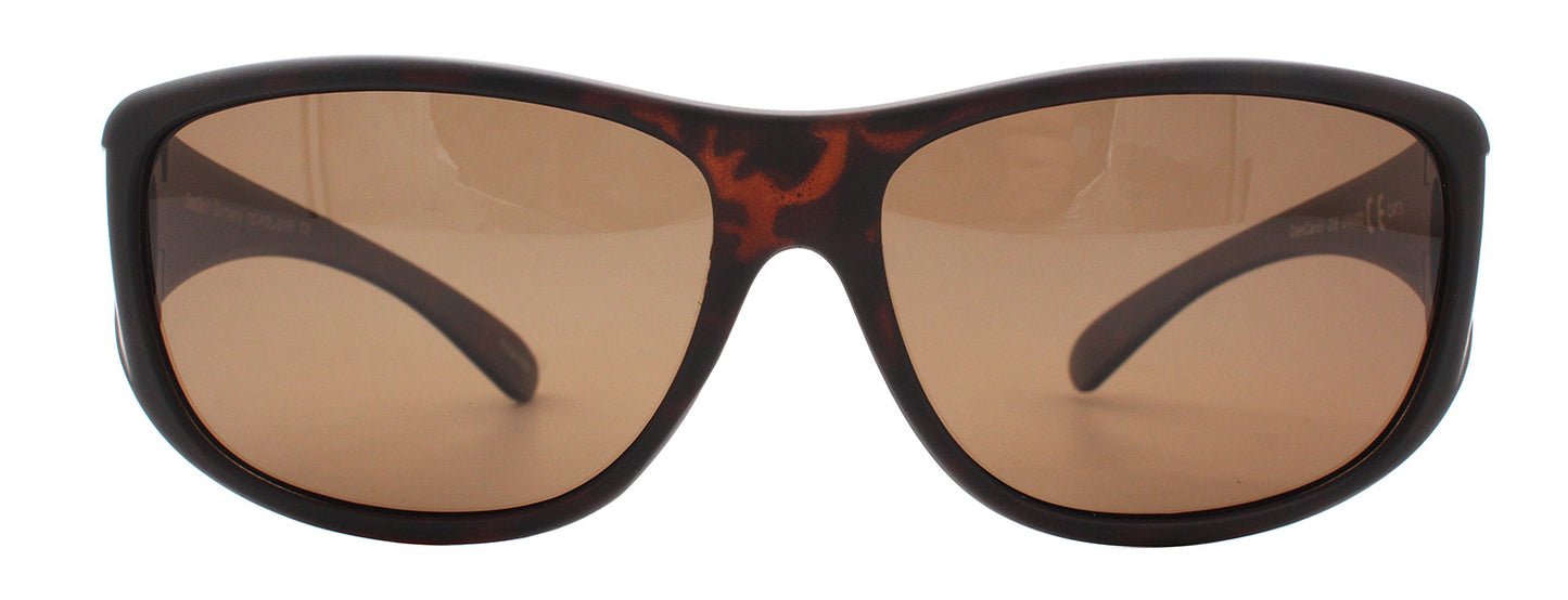 DC-POL-2105 -C4-braun- ideal für Brillenträger  -Mit Polarizierte Gläser