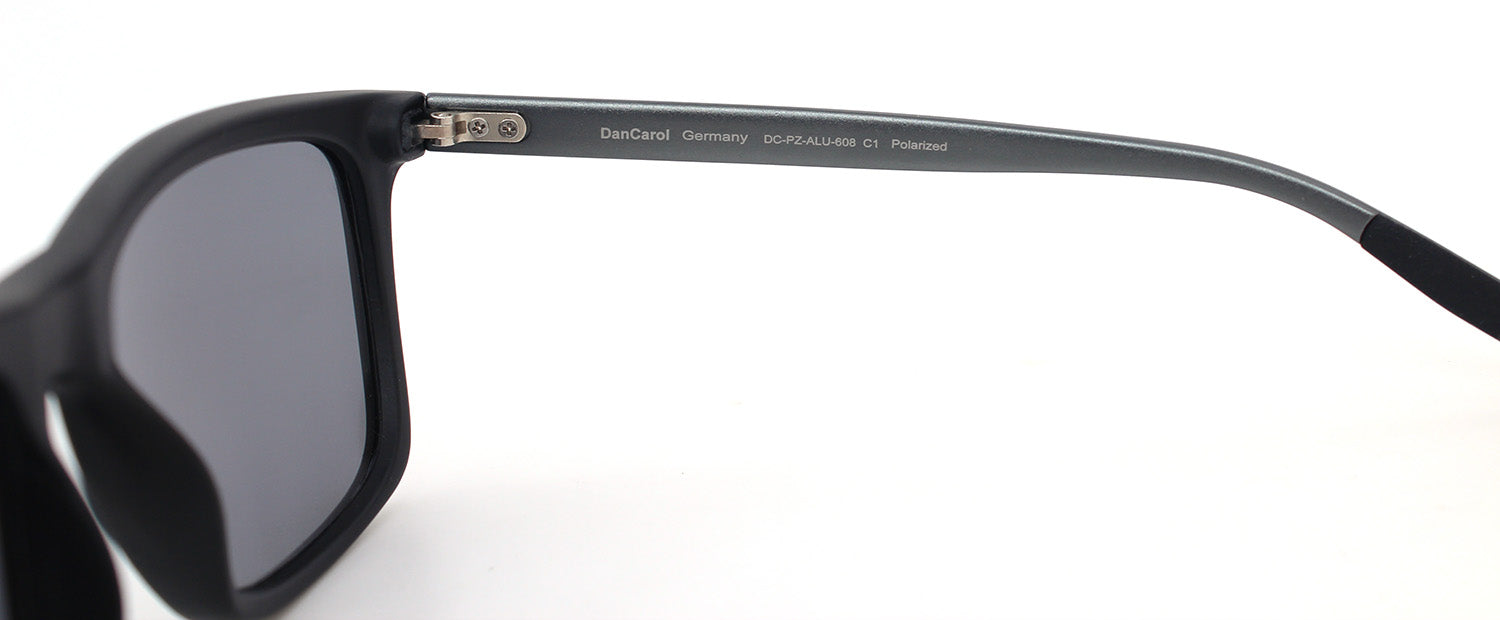 DC-PZ-608-C1 ALU -mit polarisierten Brillengläsern-Aluminium -BÜGEL
