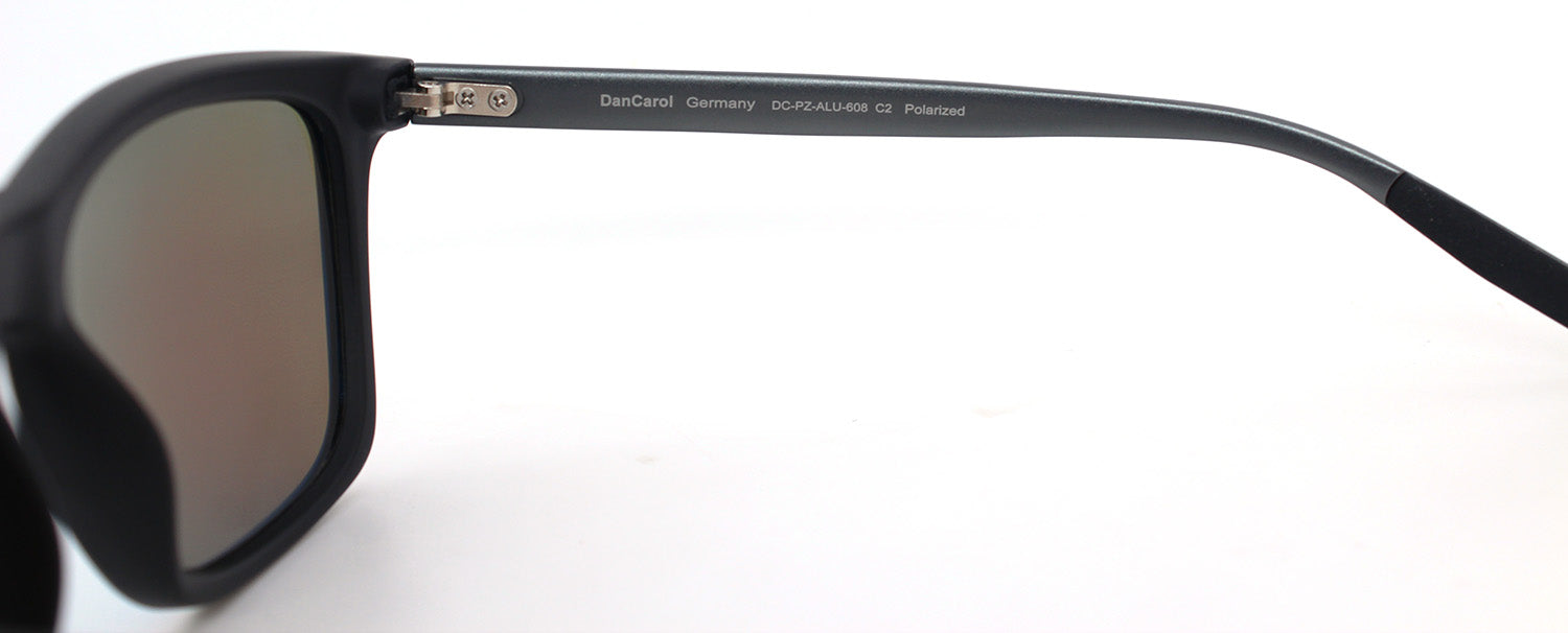 DC-PZ-608-C2 ALU -mit polarisierten Brillengläsern-Aluminium -BÜGEL