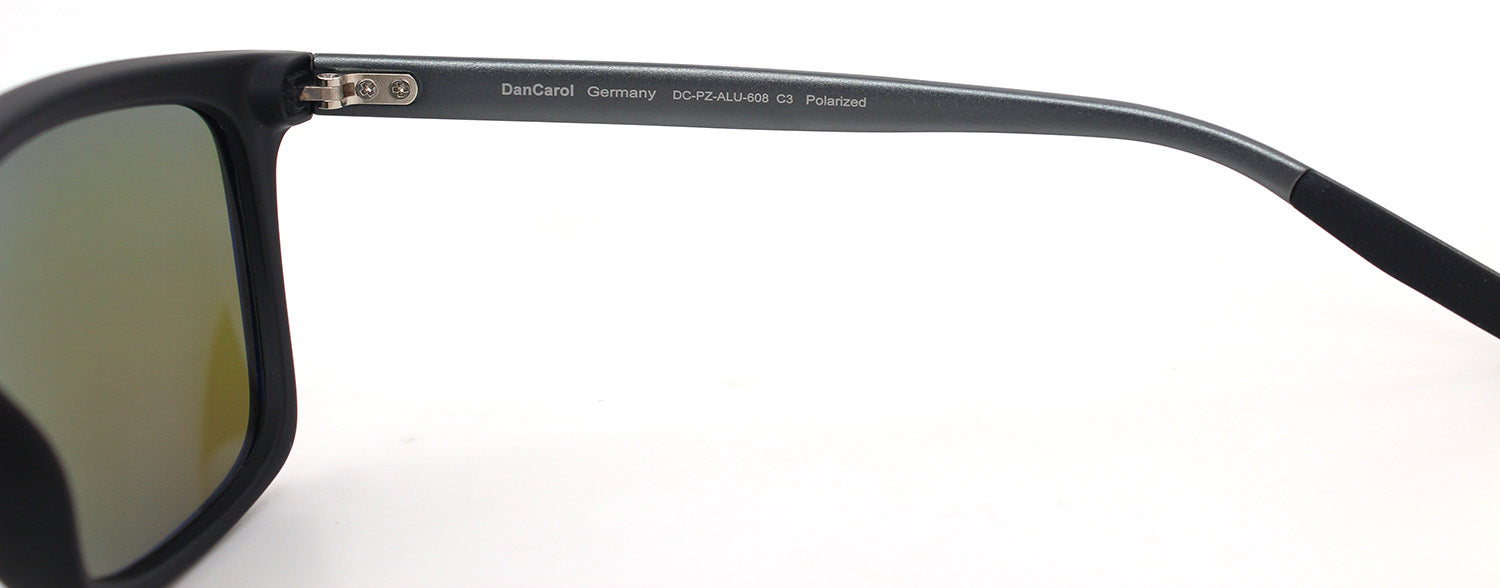DC-PZ-608-C3 ALU -mit polarisierten Brillengläsern-Aluminium -BÜGEL