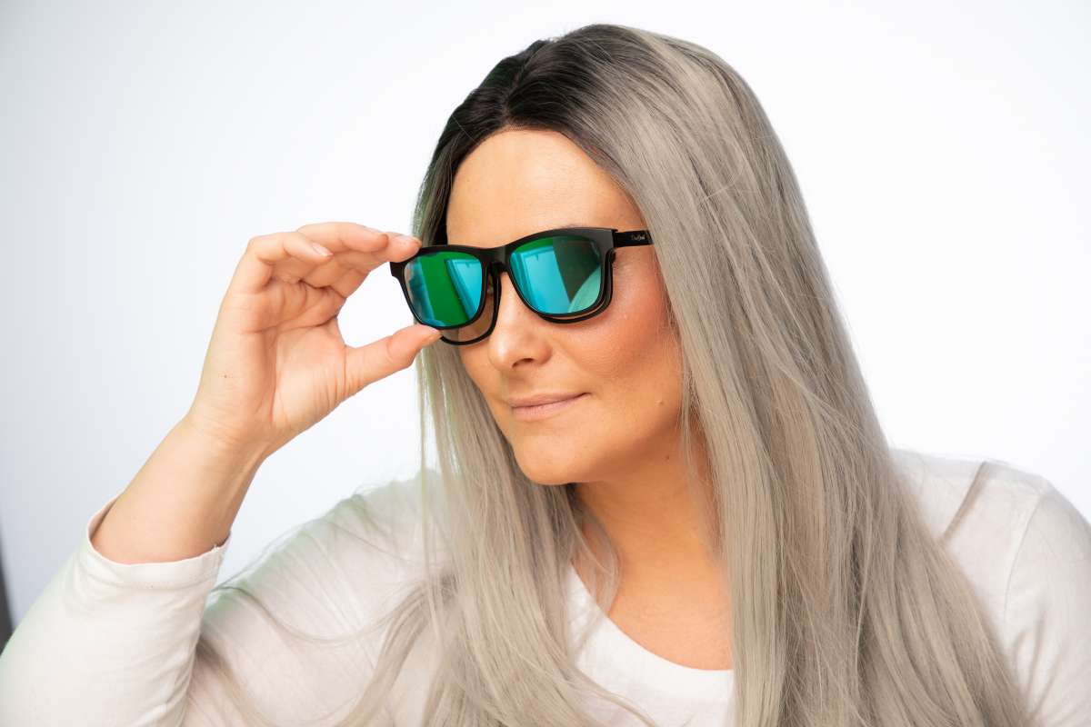 DC-C1-TR2201-C1-MATT-SCHWARZ-Optische Brillen mit Magnet-polarisierende Sonnenclip