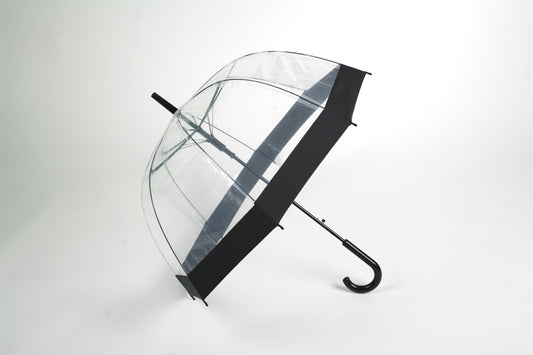 DC-RS-04-Regenschirm in schwarz- oder weiss-transparent