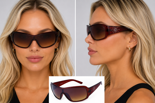DC-222- Sonnenbrille für Damen, zeitlos schönes Design,