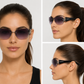 DC-351-C1-Modische Designer- Sonnenbrille für Damen in stilvollem Schmetterling