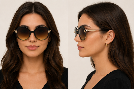 DC-831-Trendige Sonnenbrille für Damen, zeitlos schönes Design.