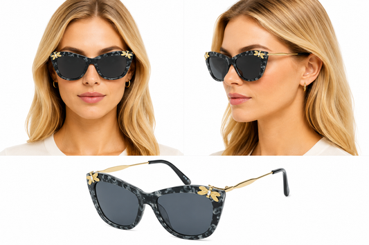 DC-842-Modische Damensonnenbrille in angesagtem Design.