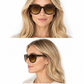 DC-852-trendige Sonnenbrille für Damen, zeitlos schönes Design.