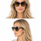 DC-852-trendige Sonnenbrille für Damen, zeitlos schönes Design.