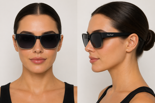 DC-POL-2018A-C7-Türkis Überbrille  -Für Schmales Gesicht