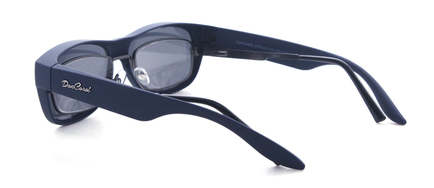 DC-POL-2040-C9 -Blau- HI-Die Überbrille, ideal für Brillenträger