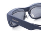 DC-POL-2040-C9 -Blau- HI-Die Überbrille, ideal für Brillenträger