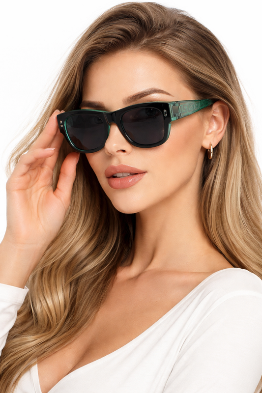 DC-POL-2066-NEUE ÜBERBRILLE mit stein HI-QUALITY- -für grosse Fassung