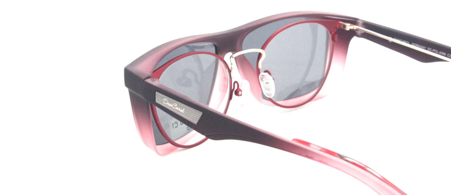 DC-POL-2068- HI-C2-Pink Die Überbrille, ideal für Brillenträger