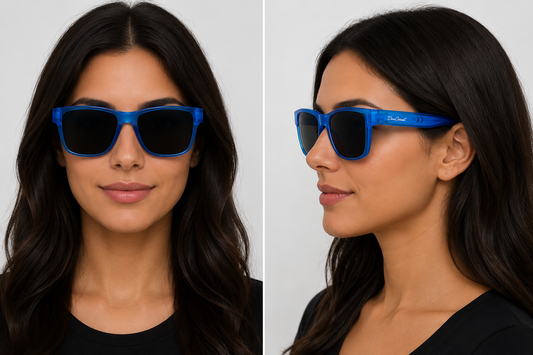 DC-POL-2055-C2-Hellblau  Überbrille  Für Große FASSUNG- Polarizierte Gläser