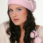 DC-W-405-Rosa Modische Mütze, die durch den Angorawollanteil