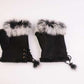 DC-WH-207-4- fingerlose Handschuhe in Wildlederoptik