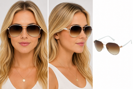 sonnenbrille DC-822-Herren und Damen  im Aviator-Style, in stilvollen Farben.