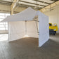 Faltpavillon Profi-Aluminium ,inkl. 4Seitenteile+Kleiner Dach  3,00x3,00 m-Schwarz-oder Weiß