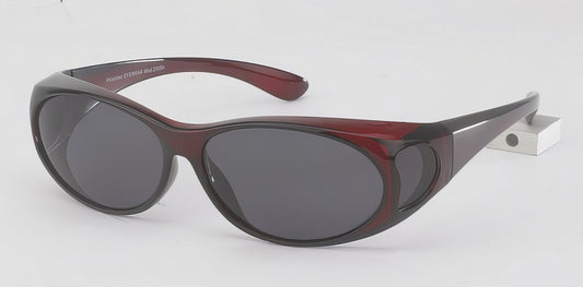 DC-POL-2005A-ROT-Überbrillen mit Polarisierte Gläser